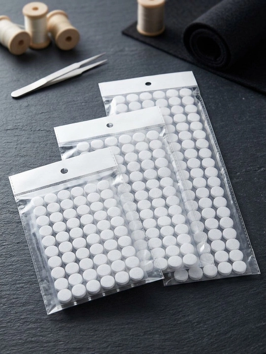 Velcro lipuchka 15 mm dumaloq — qo‘l mehnati, dekor va bolalar o‘yinlari uchun