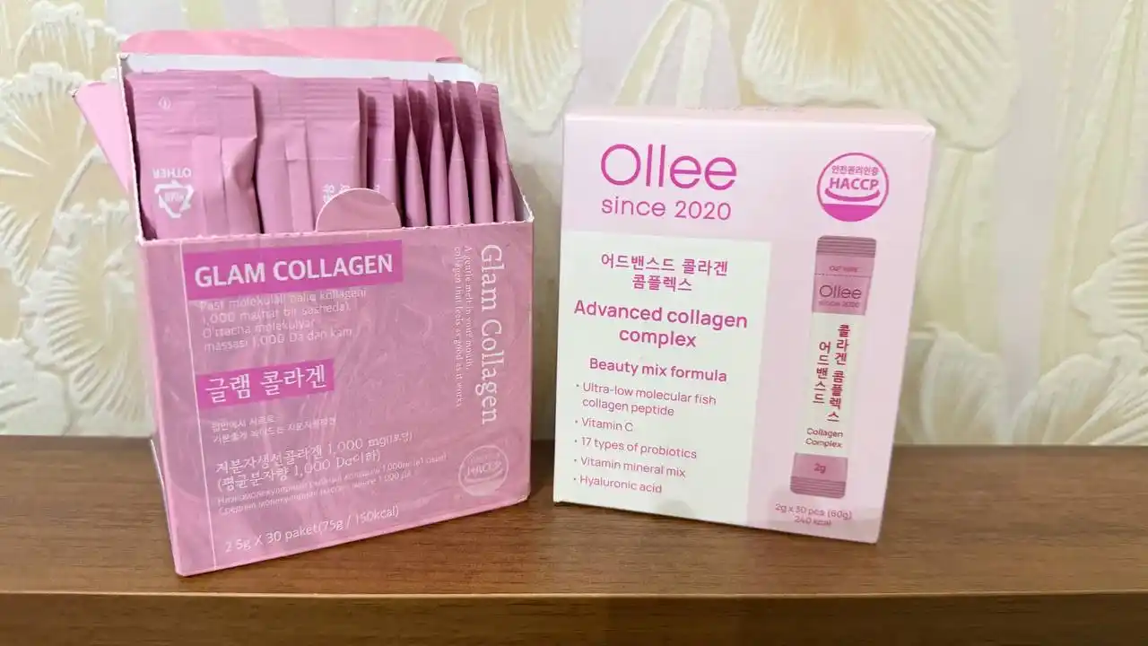 Soch, teri va bo‘g‘imlar uchun OLLEE Advanced Collagen Complex kollagen kompleksi