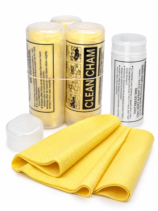 Avtomobil uchun sintetik zamsha salfetka CLEAN CHAM, 43×32 sm