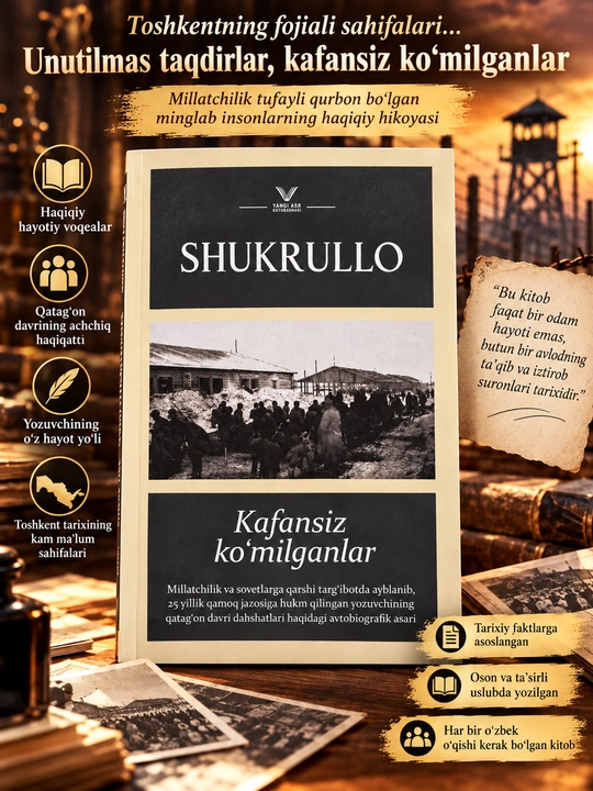 КАФАНСИЗ КЎМИЛГАНЛАР - ШУКРУЛЛО