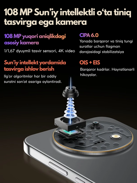Смартфон HONOR X9e Pro 5G, 11 000мАч 80Вт, 108Мп UltraOIS+EIS, видео 4K, OLED, 1.5K, 120Гц