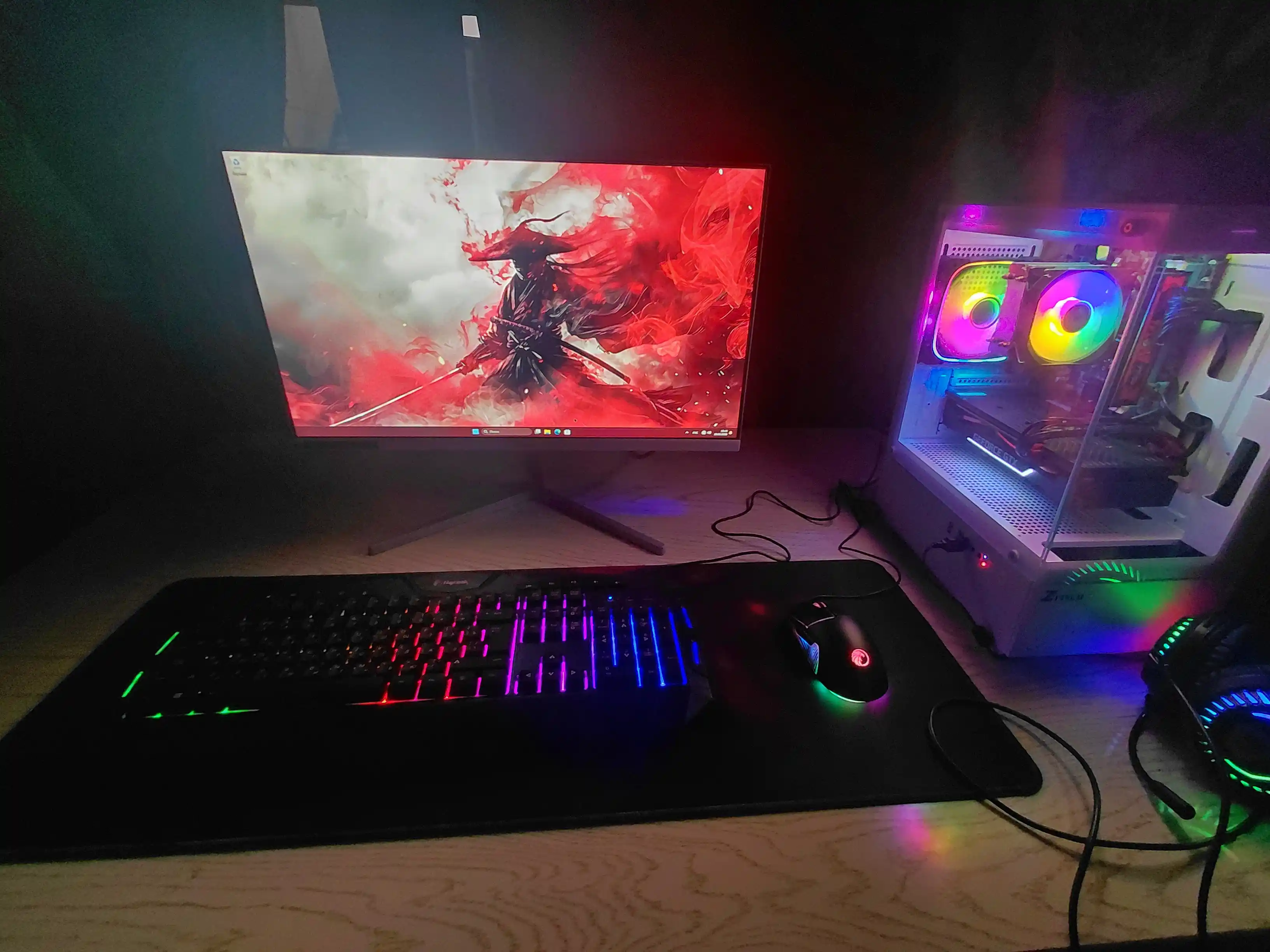 FULL GAMING PC  Monitor 24 144hz / INTEL CORE I5 3470/ SSD 256/ RAM 16GB/WIN 11 PRO