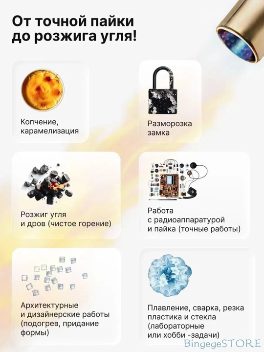 Орелка-насадка газовая туристическая, универсальная 