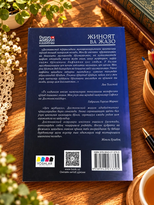 JINOYAT VA JAZO - FYODOR DOSTOYEVSKIY