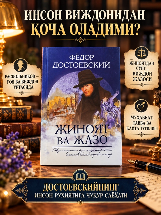 JINOYAT VA JAZO - FYODOR DOSTOYEVSKIY