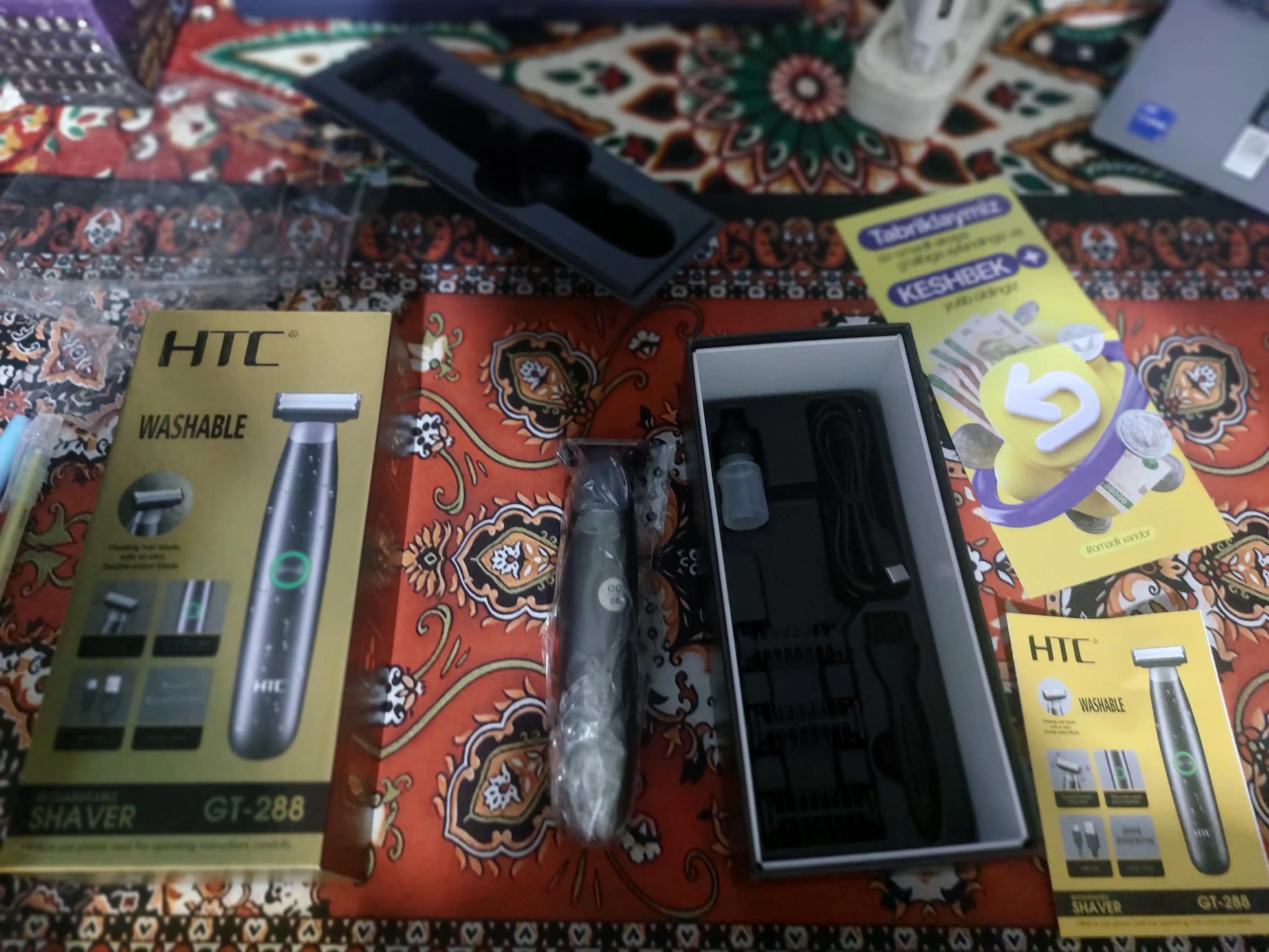 Trimmer HTC One Blade, soqol va tana uchun trimmer va epilator