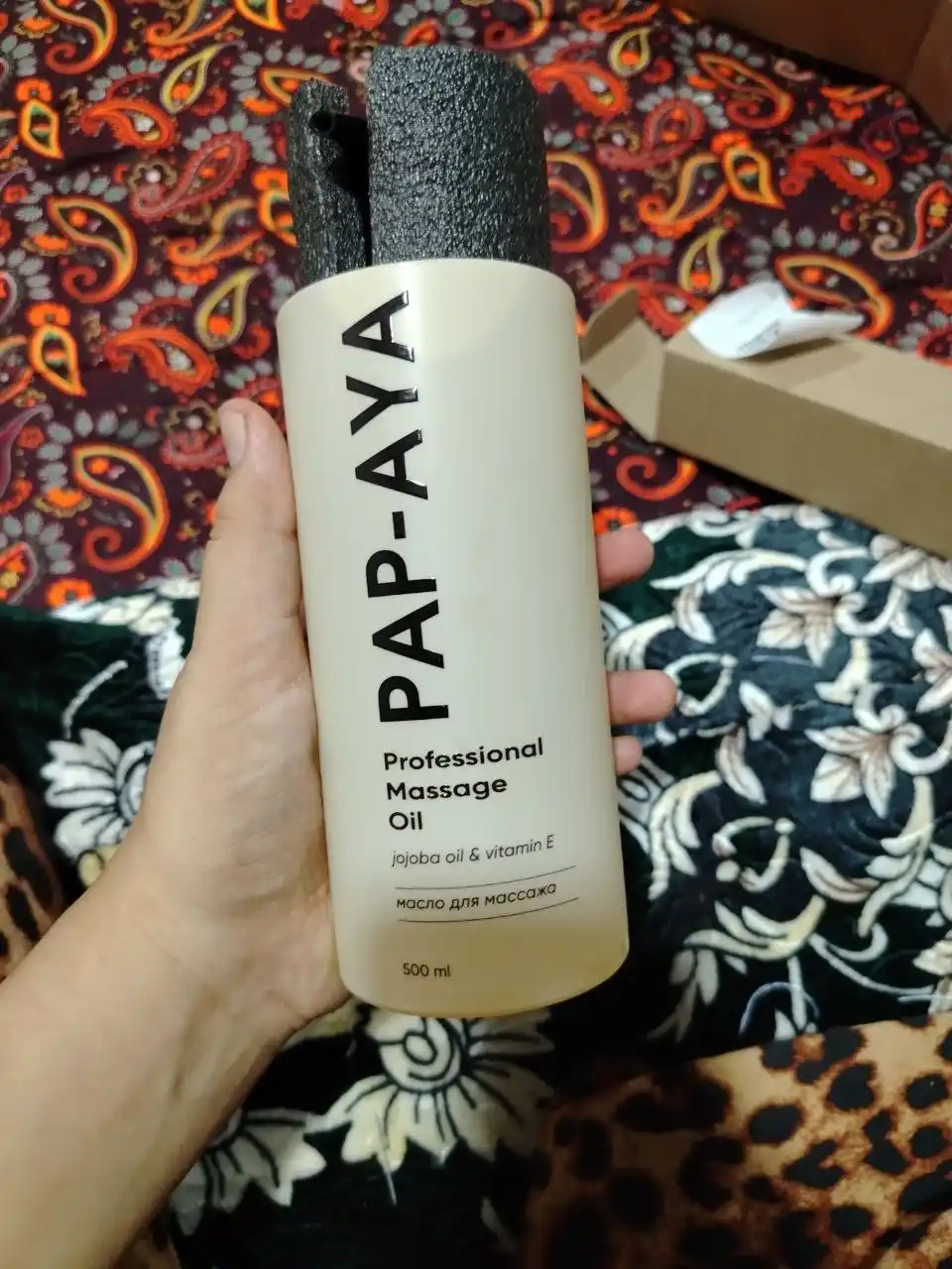 Массажное масло для тела AYA, антицеллюлитное масло от растяжек, масло для массажа, 500 мл