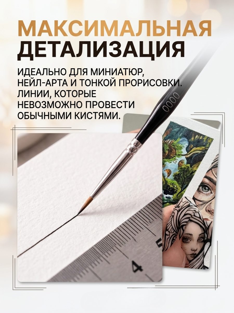 Набор художественных кистей для рисования
