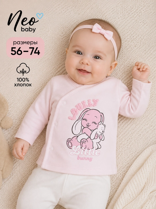 Qizlar koftachasi, Neo baby, 100% paxta - 
