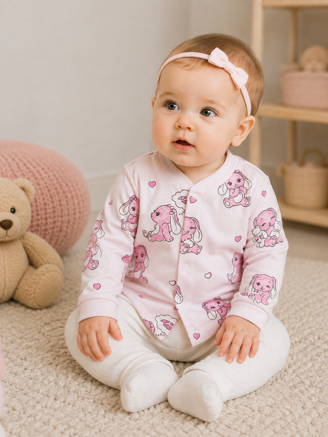 Кофточка для девочки, Neo baby, 100% хлопок