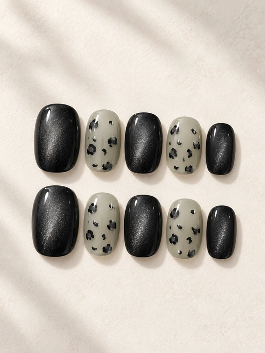 Sun’iy tirnoqlar press on nails manikyur dizaynli yopishtiriladigan tirnoq