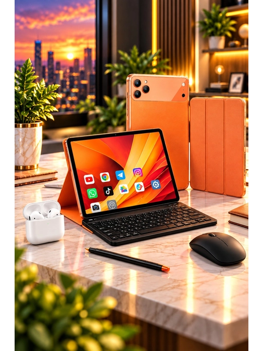 Планшет CCIT Tab G17 Pro 12/256 ГБ, 10,1 дюйма, Android 15, 4G/5G, с клавиатурой - 