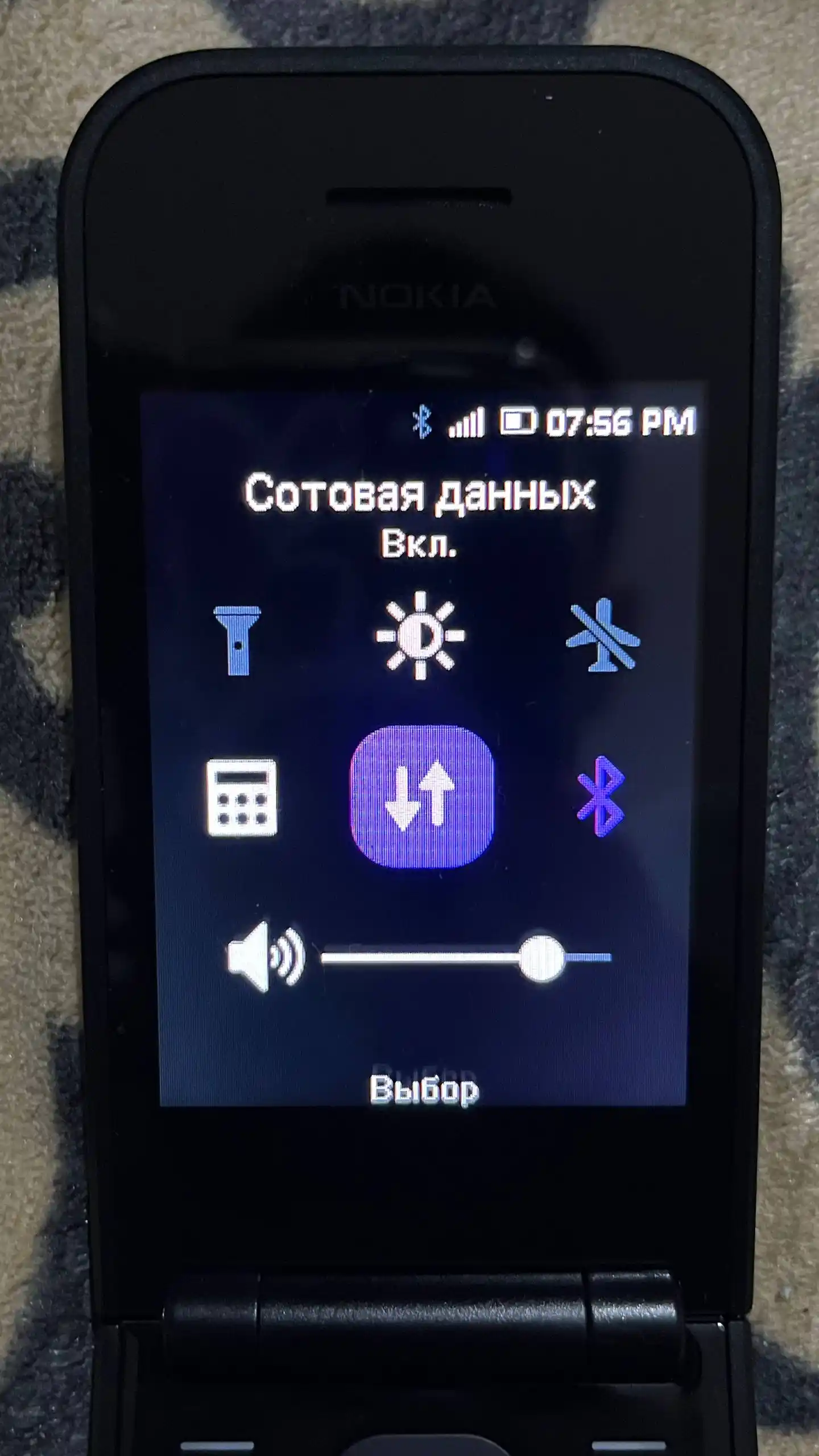 Nokia 2720 Flip кнопочный телефон 2 сим карты 1500мАч батарея два экрана раскладной корпус