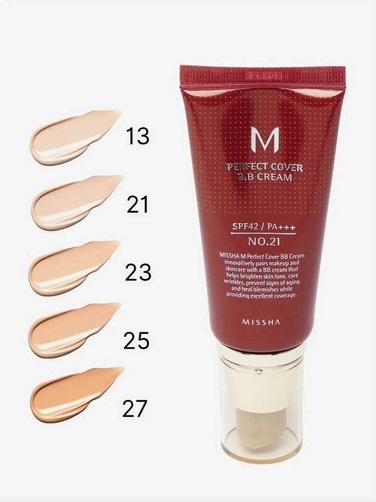 Tonal krem BB Missha, yuz uchun  - 