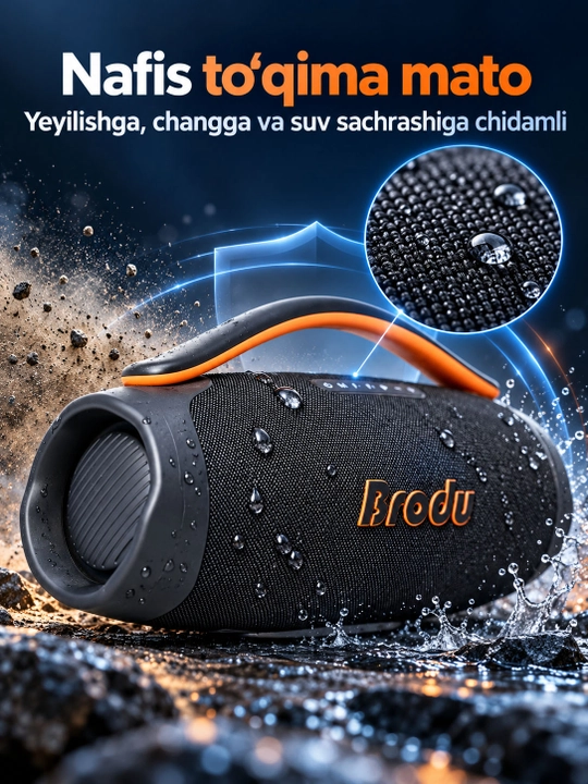 Simsiz karaoke karnay BTS-2532 200Vt, 8"+2x3"+2x2", Bluetooth, RGB, 5400mAh