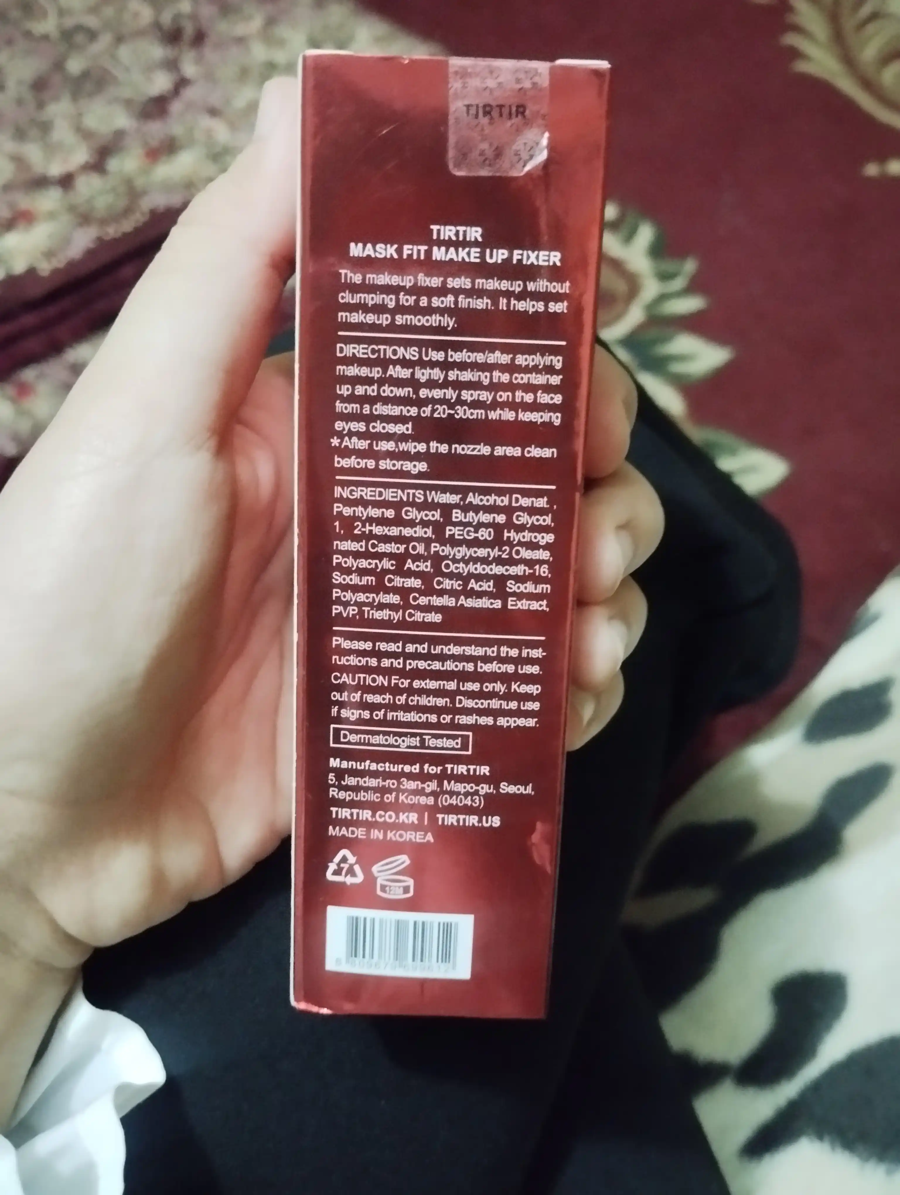 Маска для фиксации макияжа Fit Make Up Fixer, 80 мл