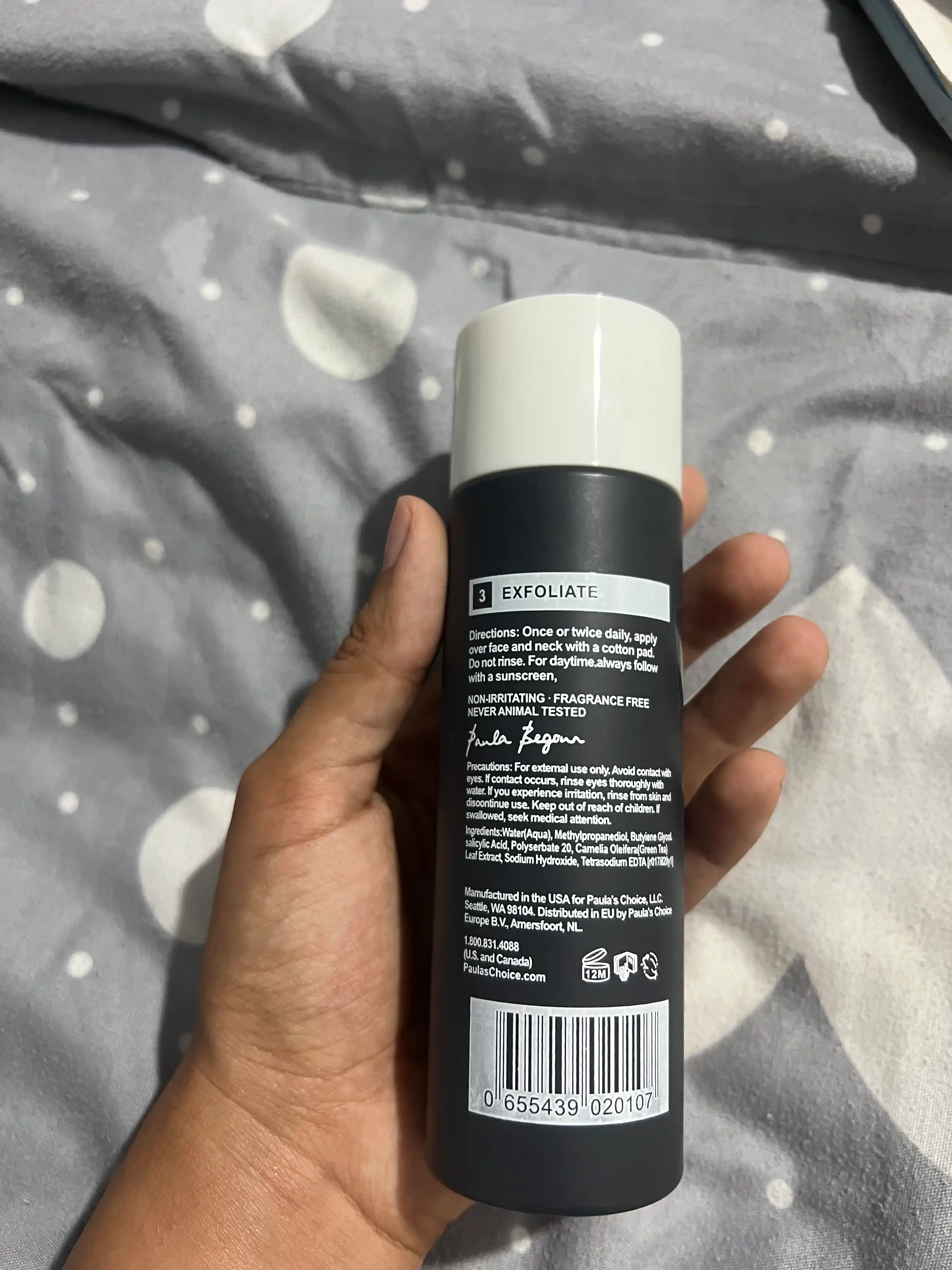 Salitsil kislotali peeling tonik, Paulas Choice Skin Perfecting 2% BHA suyuqligi