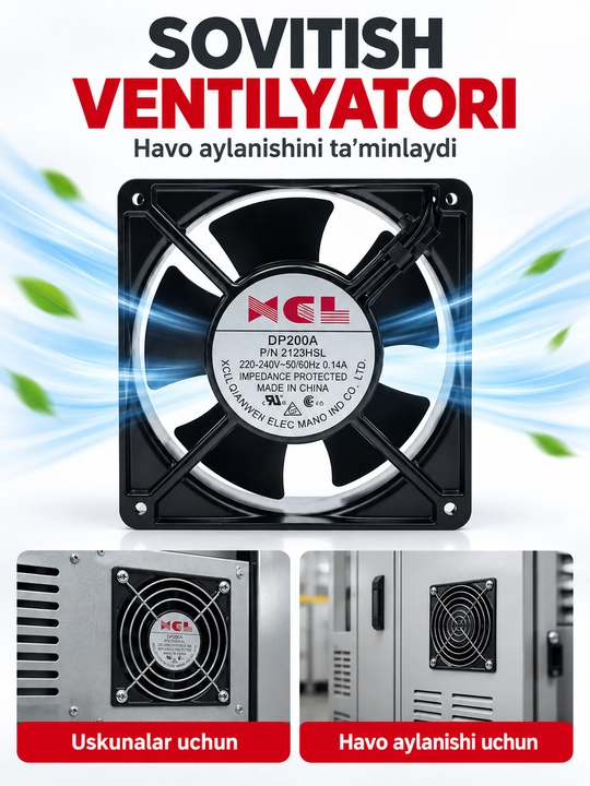 Ventilyator maishiy DP200A 2123HSL, 220V - 