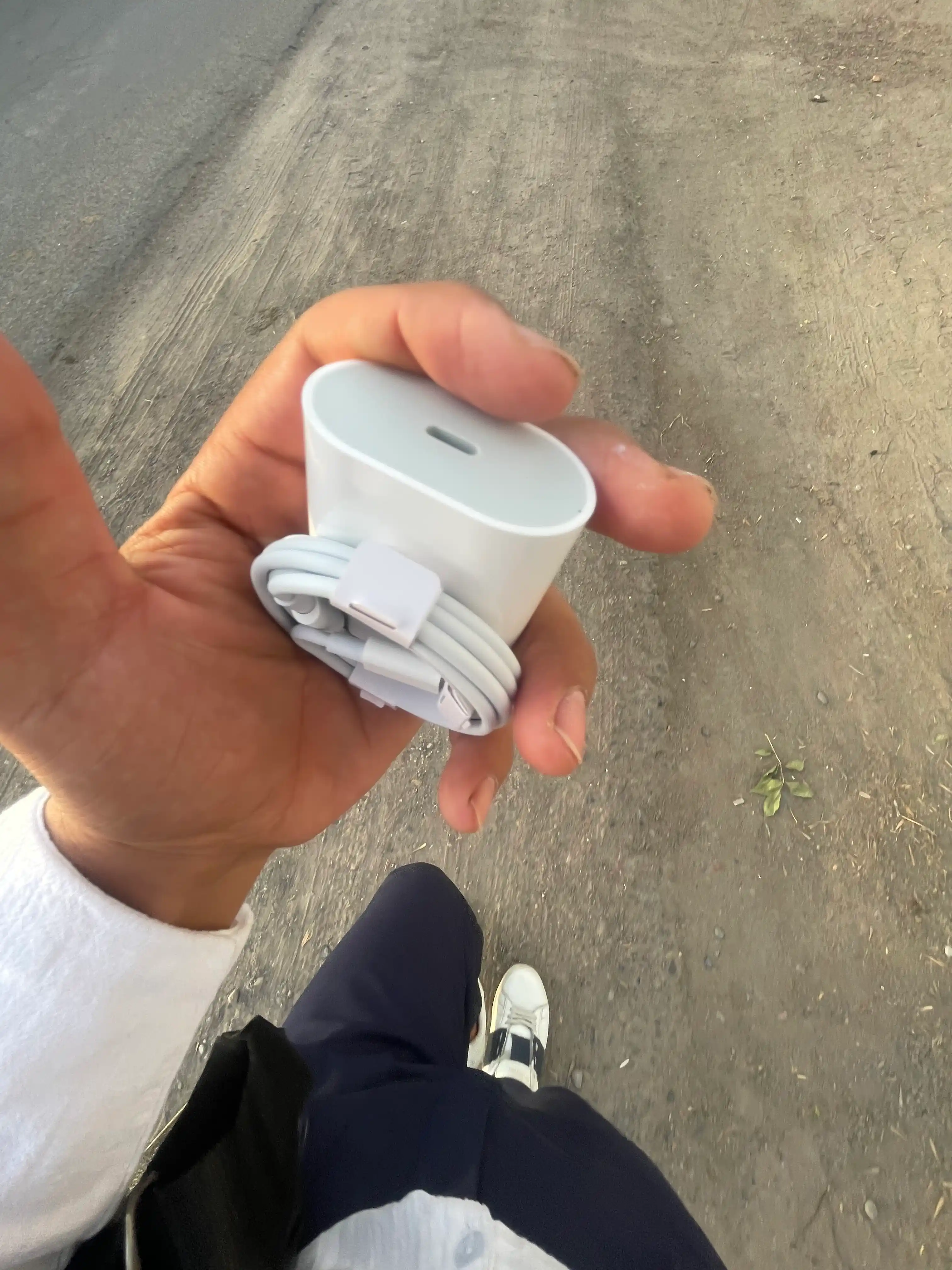 Зарядное устройство для iPhone, быстрая зарядка 20 Вт, с кабелем Type-C — Lightning