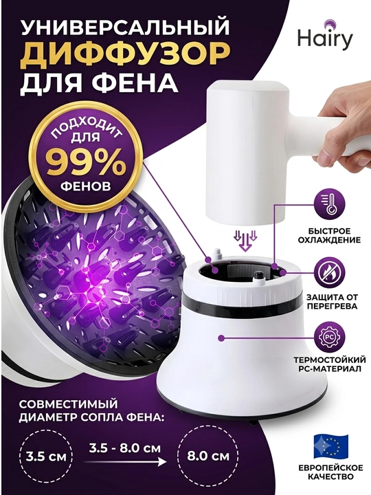 Universal fen uchun diffuzor - 