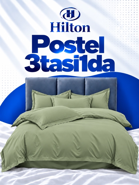 Комплект постельного белья Hilton, 200×230 см - 