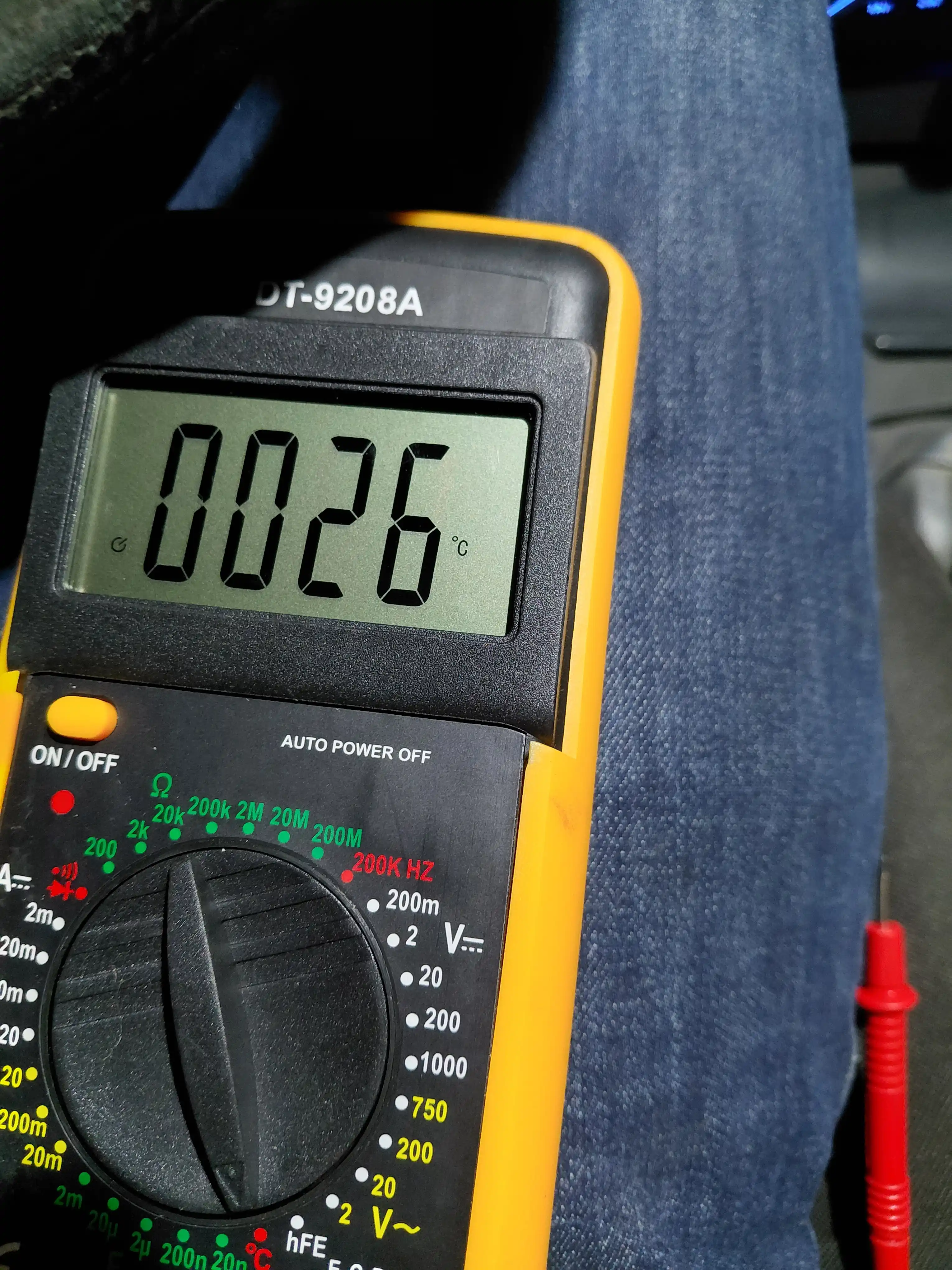 DT-9208A цифровой мультиметр – измеритель напряжения, тока и сопротивления