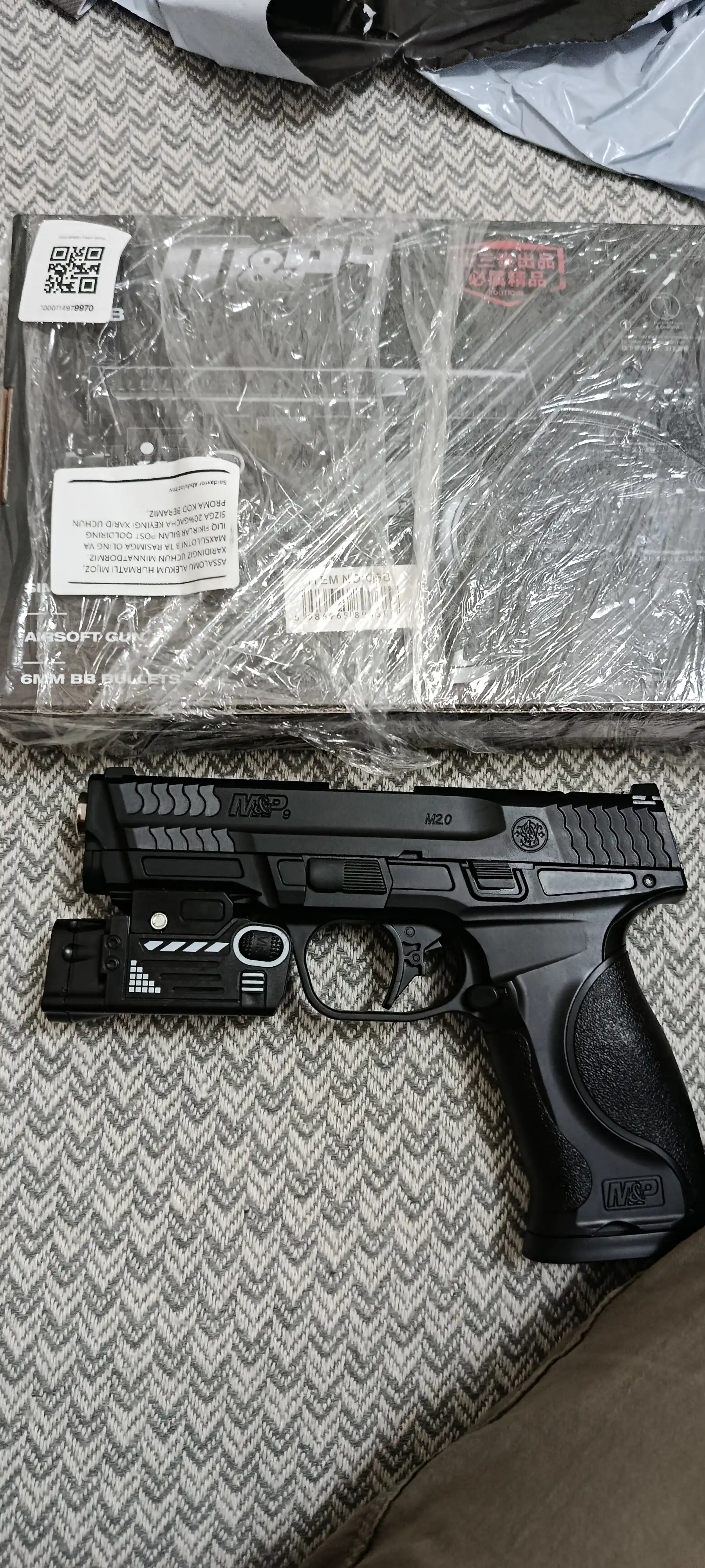 SIG Sauer P320 uslubidagi 6 mm BB Airsoft to‘pponchasi, o‘yinchoq to‘pponcha