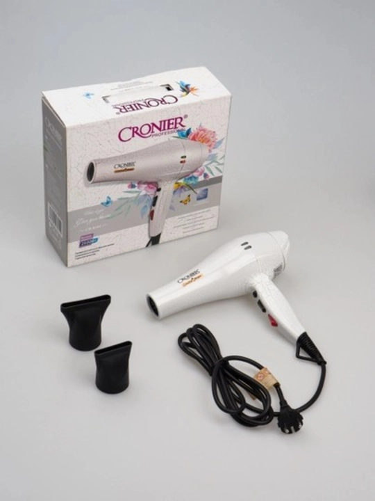 Фен CRONER 8123, 8105, 6655, 2500–5000 Вт, 3 режима, 2 скорости, насадки