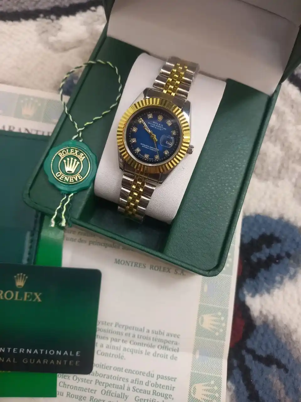 Ayollar qo'l soati Rolex, har qanday uslub uchun, soat - quti - sumka - hujjat va vip kart