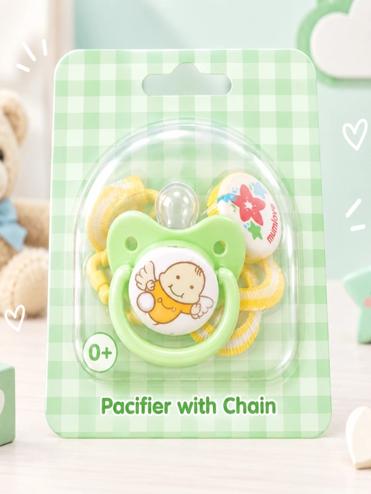 Matli tasmali tutqichli silikon so‘rg‘ich Kiddo Store, 0+ oylik - 