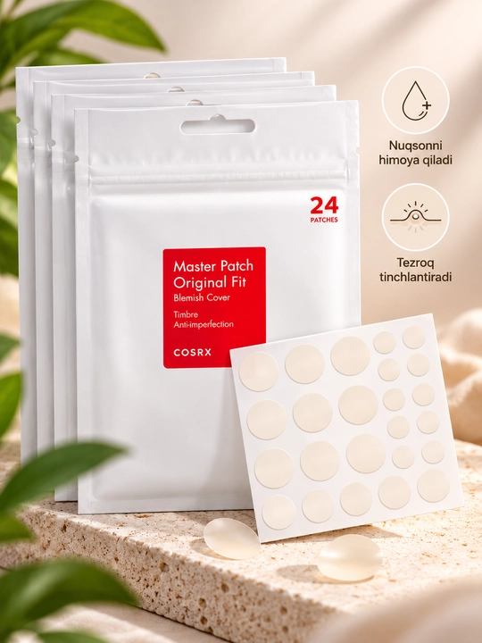 COSRX Acne Pimple Master Patch — пластыри от акне и прыщей, 24 шт