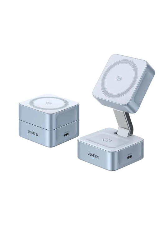 UGREEN Qi2 25Вт Складная магнитная зарядная станция 2-в-1 W752 55960B