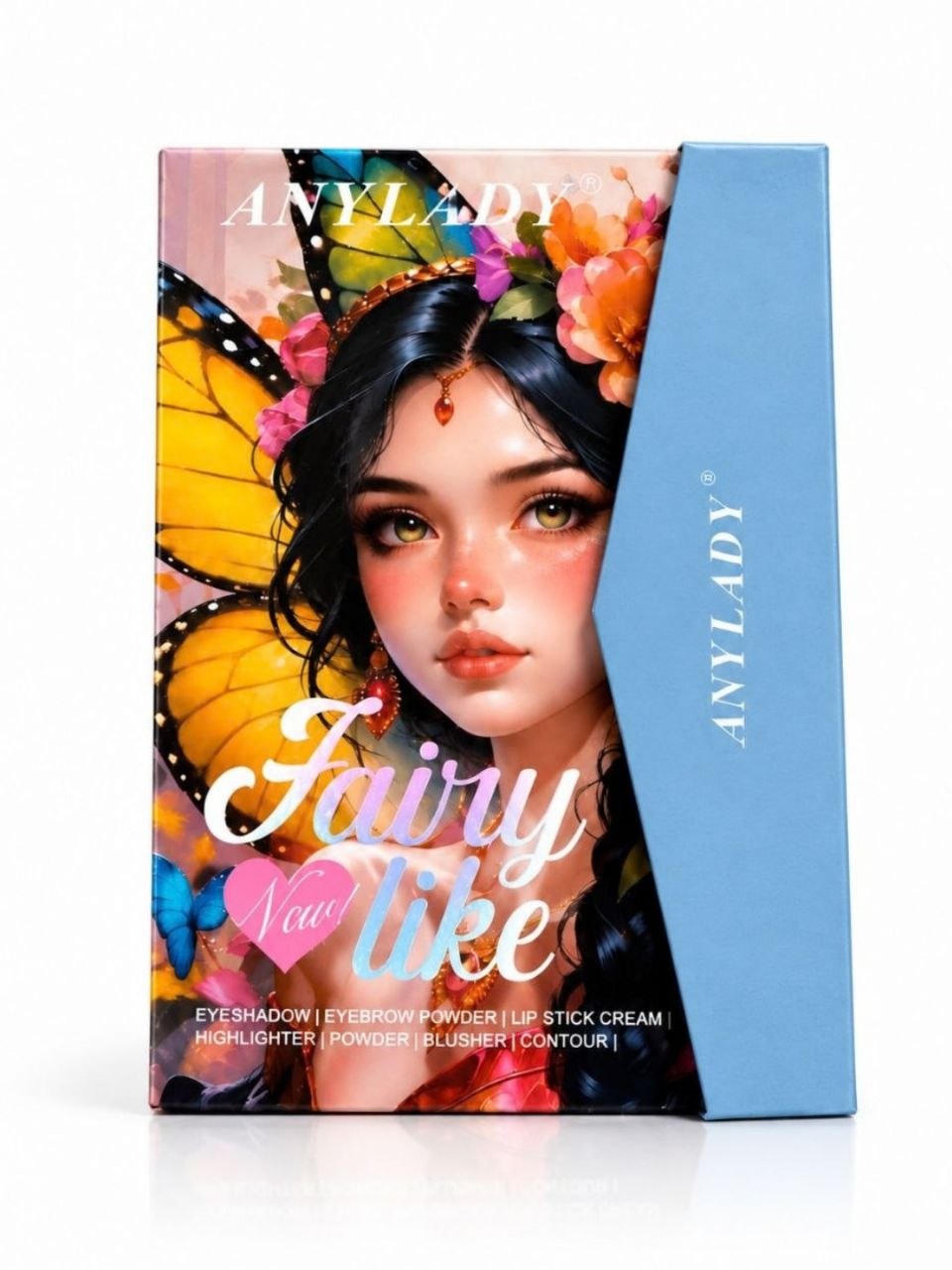 AnyLady Fairy Like палетка макияжа 3в1 для глаз губ и лица - 