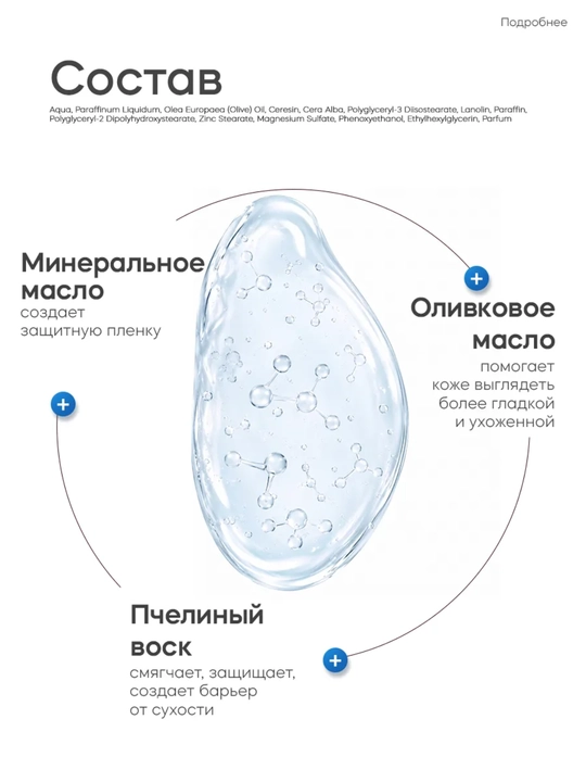 Крем Невская, ретинол, пантенол, гиалуроновый крем для лица и рук