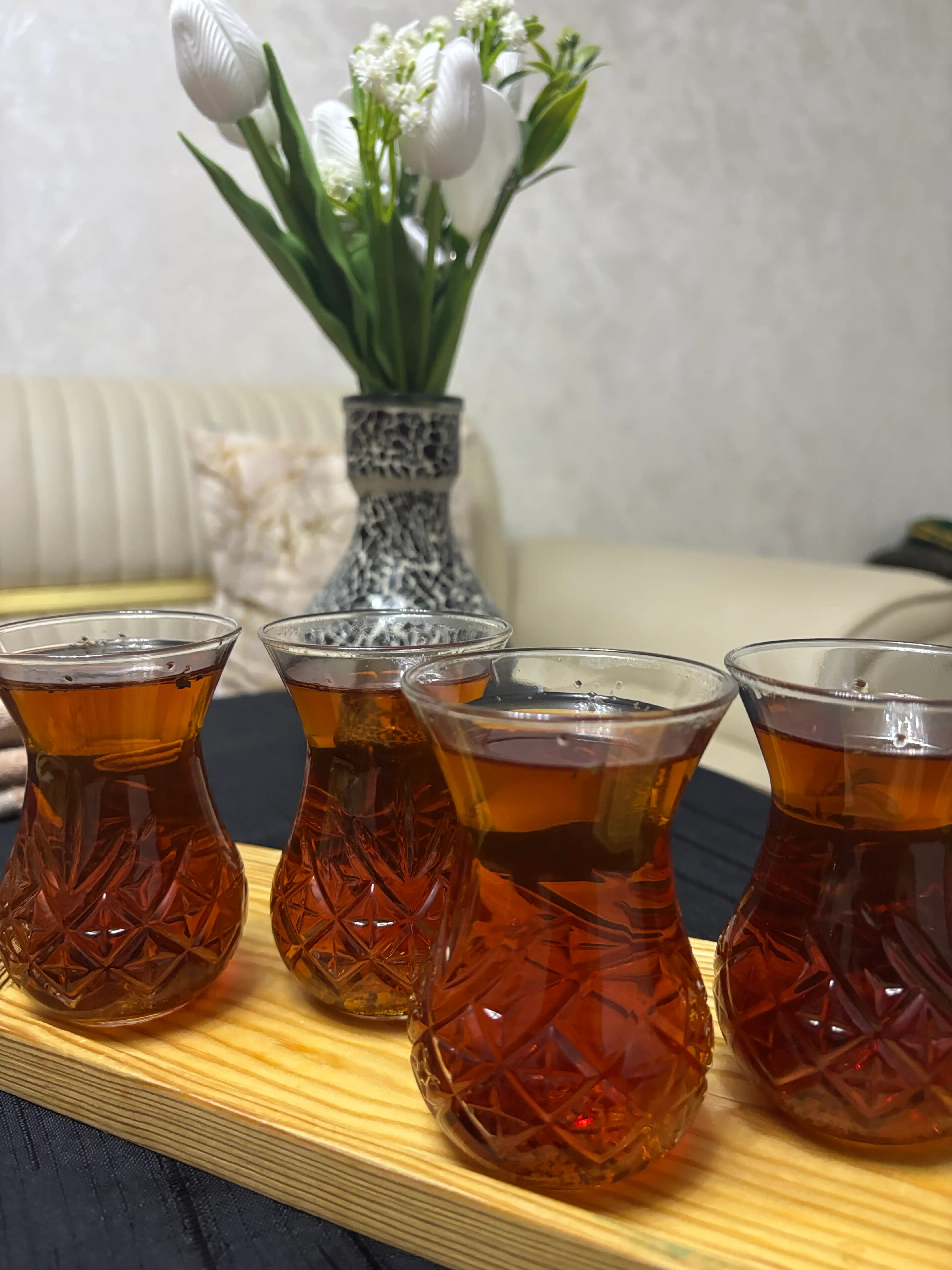 Армуды чашки с блюдцами Pasabahce Timeless 170 мл чайный сервис стеклянный 12 предметов