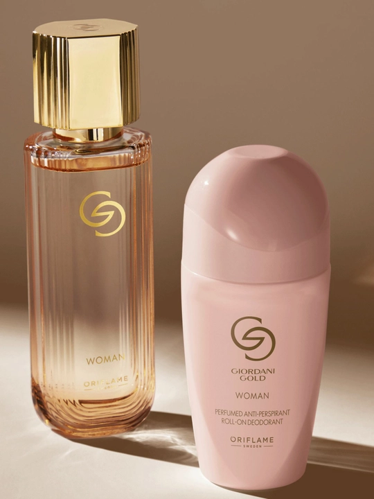 Шариковый дезодорант-антиперспирант с ароматом парфюмерной воды Giordani Gold Woman