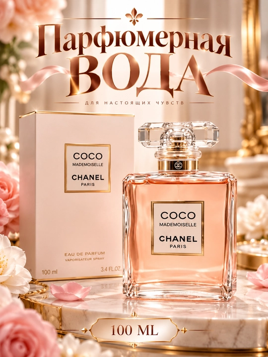 Женская парфюмерная вода Chanel Coco Mademoiselle Intense, 100 мл - 