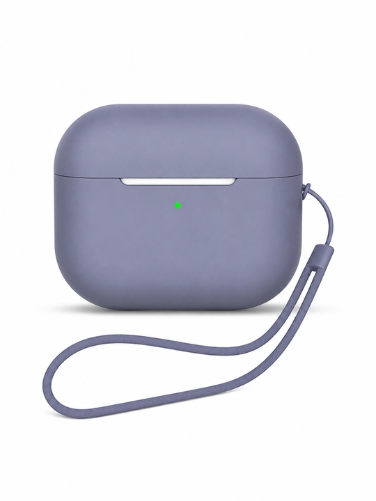 Чехол для AirPods Pro 3, силиконовый защитный чехол, Многоцветный с ремешком - 