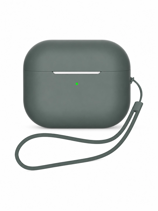 Чехол для AirPods Pro 3, силиконовый защитный чехол, Многоцветный с ремешком - 