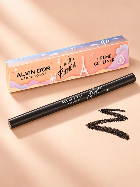 Кремовый лайнер для глаз Alvin D’or ALF-18 CREME GEL LINER A LA FRENCH - 