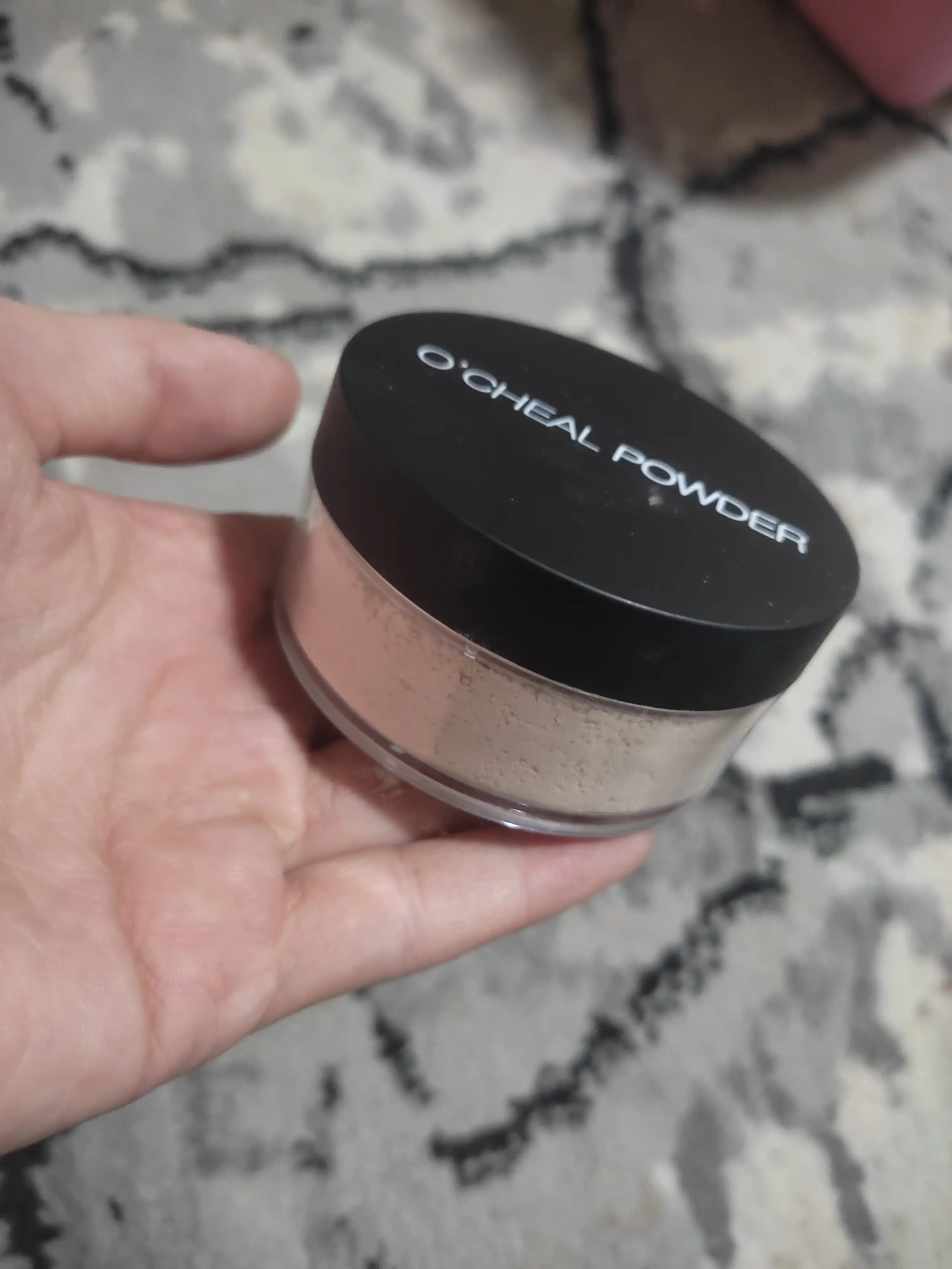 Pudra yuz uchun upa, maydalangan, yorqinlashtiruvchi, shaffof, matli OCHEAL POWDER