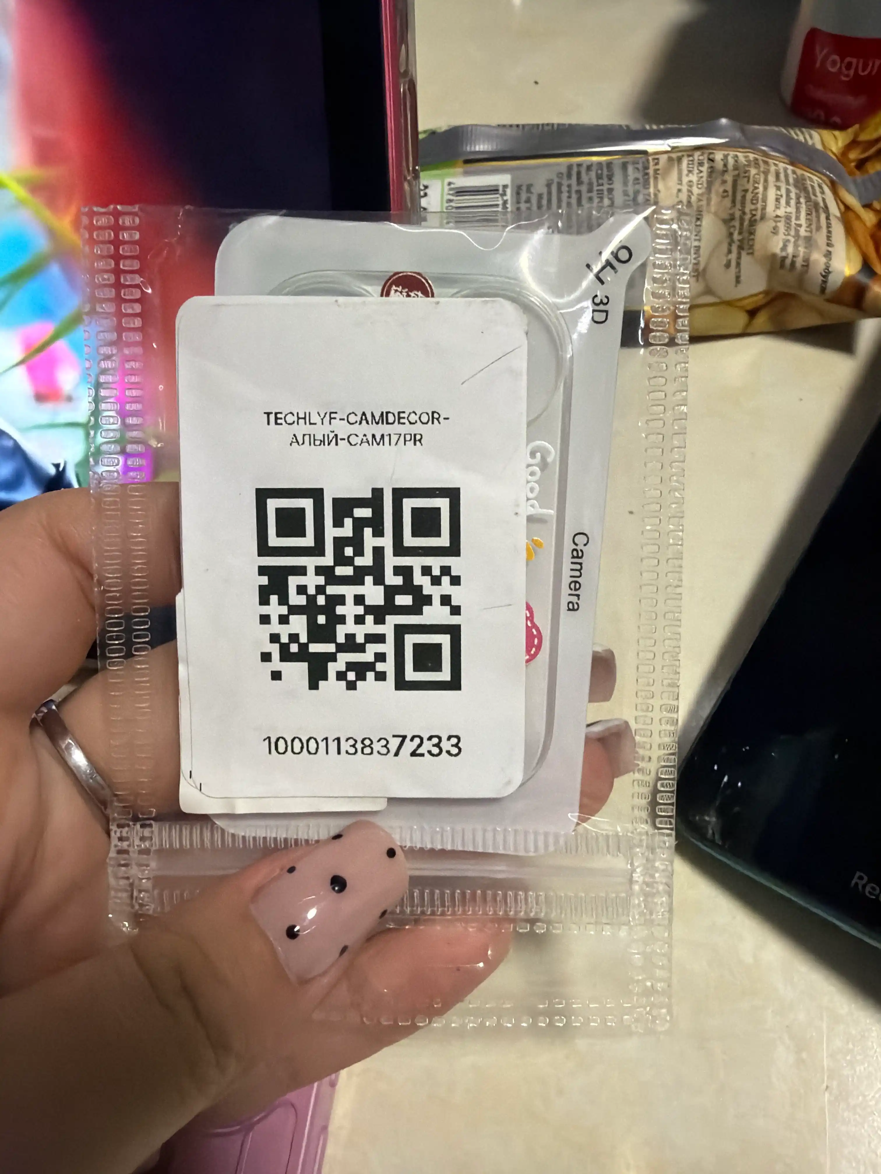 IPhone kamera himoya stiker qoplamasi, multfilm dizaynli kamera dekor qopqog‘i