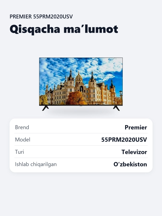 Smart TV Premier 55PRM2020USV 55
