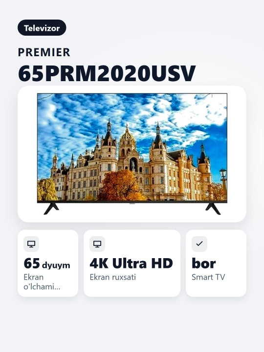 Smart TV Premier 65PRM2020USV 65"