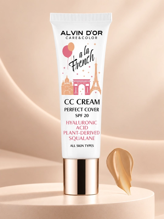 Alvin D’or ALF-02 A LA FRENCH SPF 20, rangni tekislovchi CC-kremi, 25 ml - 