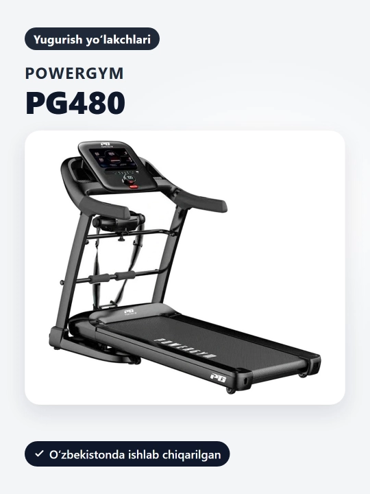PowerGym PG-480 yugurish yo'lakchasi