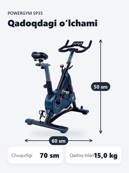 Велотренажер PowerGym SP-35