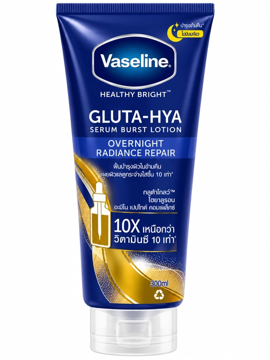 Tana uchun Vaseline Healthy Bright G lupa-Hya Serum Burst Lotion losyoni, 300 ml - 