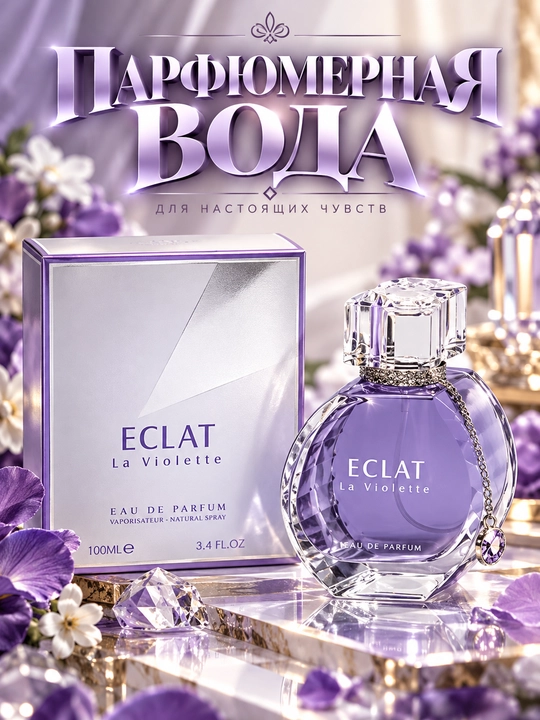 Женская парфюмерная вода Eclat La Violette Fragrance World - 