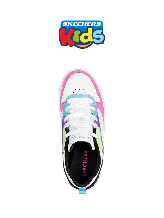 Кроссовки для девочек Skechers COURT HIGH на шнуровке